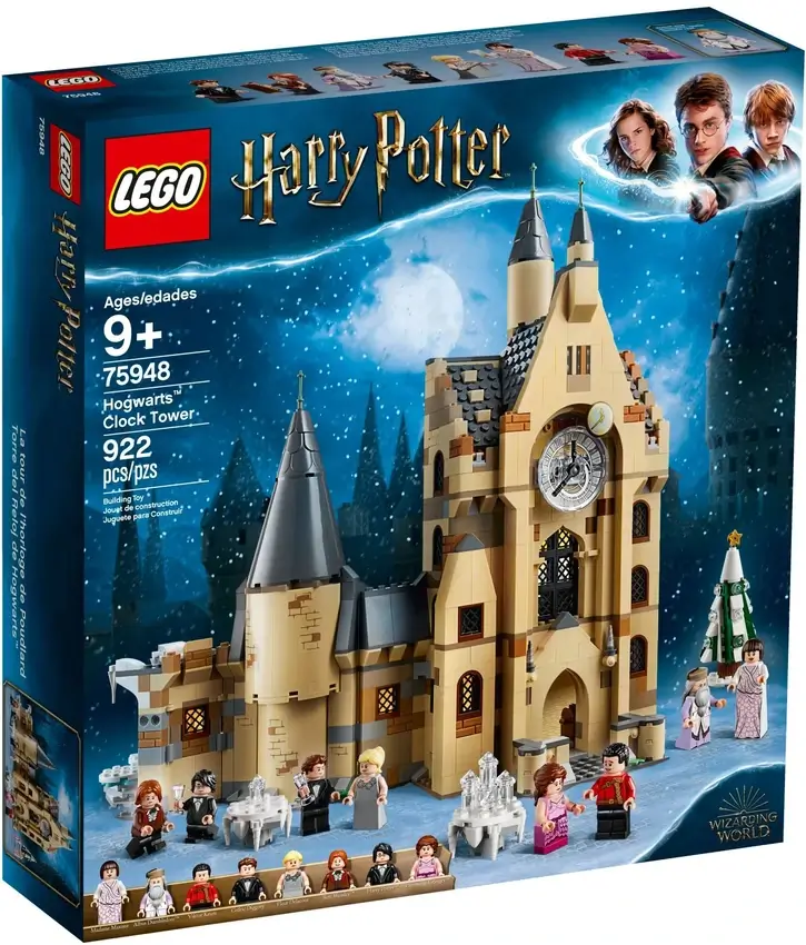 Pudełko zestawu 75948 z serii LEGO® Harry Potter™ – wieża zegarowa w zamku Hogwart™