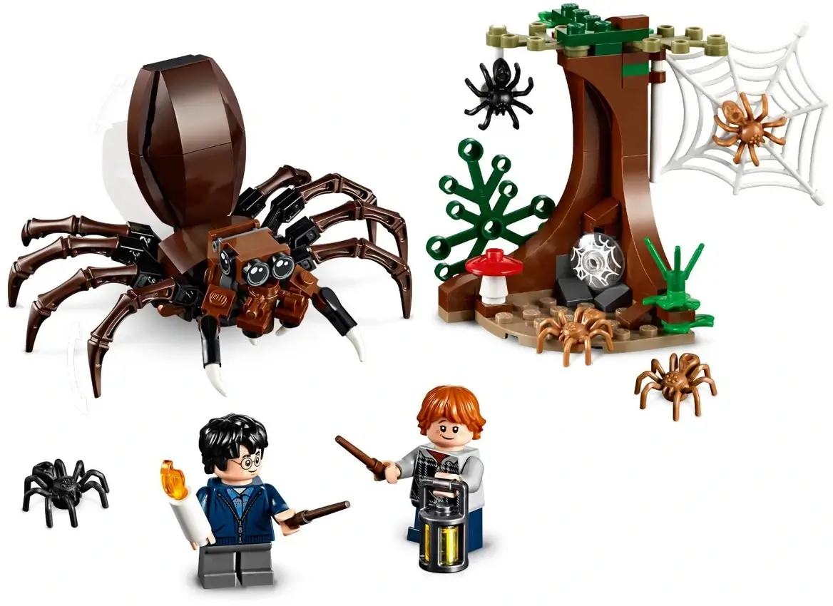 Wielki pająk Aragog w zakazanym lesie z serii LEGO® Harry Potter™