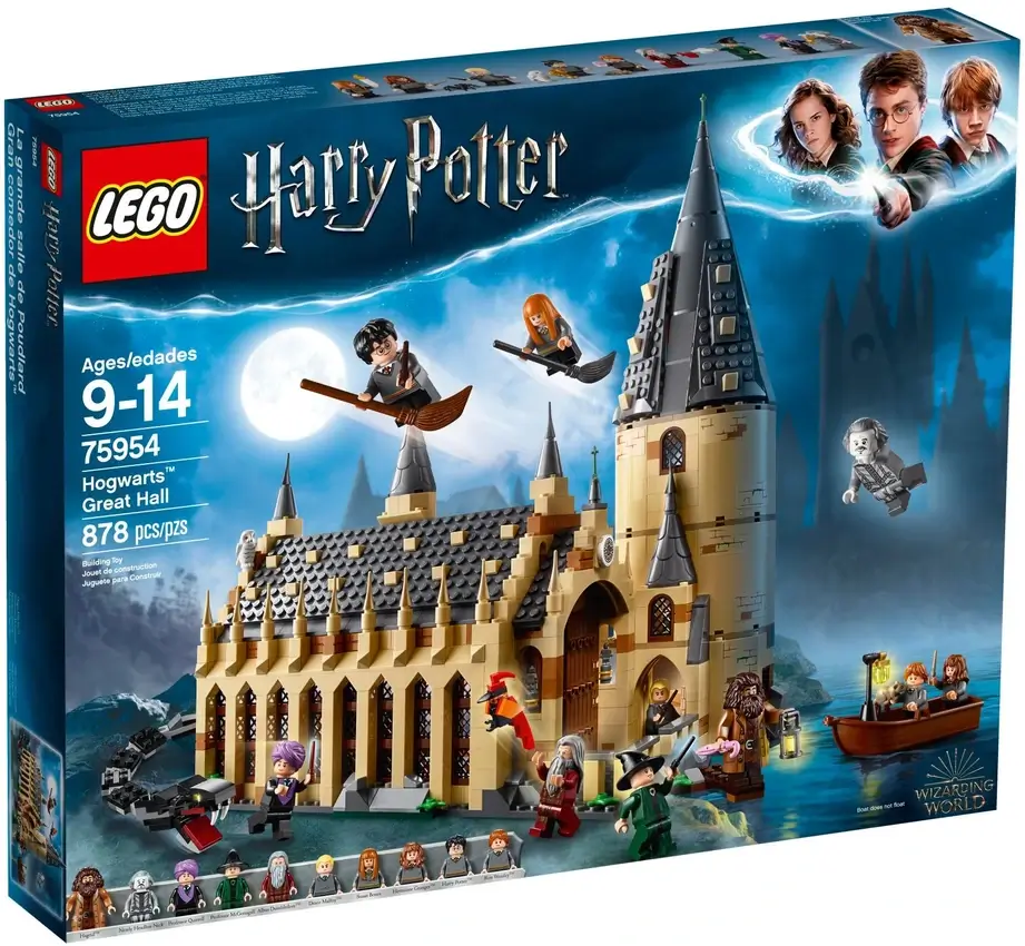 Pudełko zestawu 75954 z serii LEGO® Harry Potter™ – wielka sala w Hogwarcie™