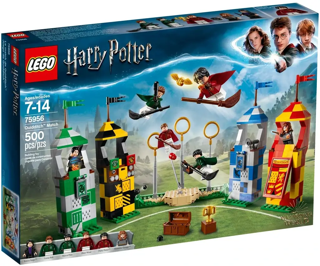 Pudełko zestawu 75956 z serii LEGO® Harry Potter™ – mecz quidditcha