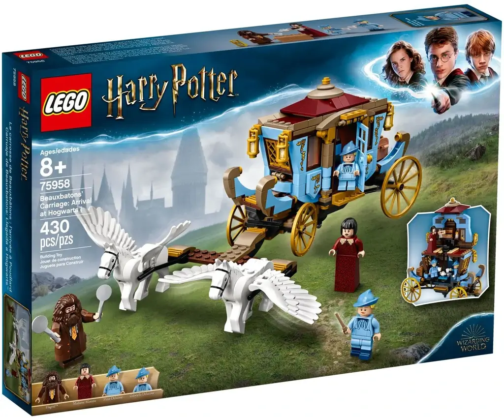 Pudełko zestawu 75958 z serii LEGO® Harry Potter™ – Powóz z Beauxbatons