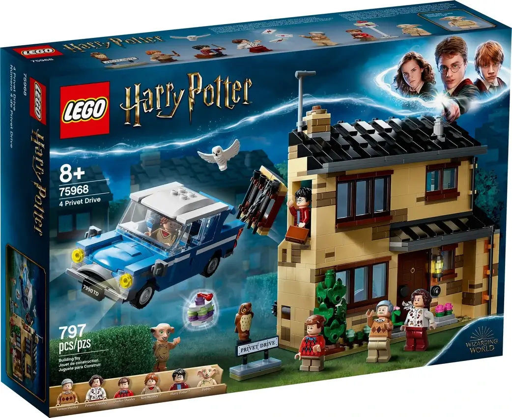 Pudełko zestawu 75968 z serii LEGO® Harry Potter™ – dom przy Privet Drive 4
