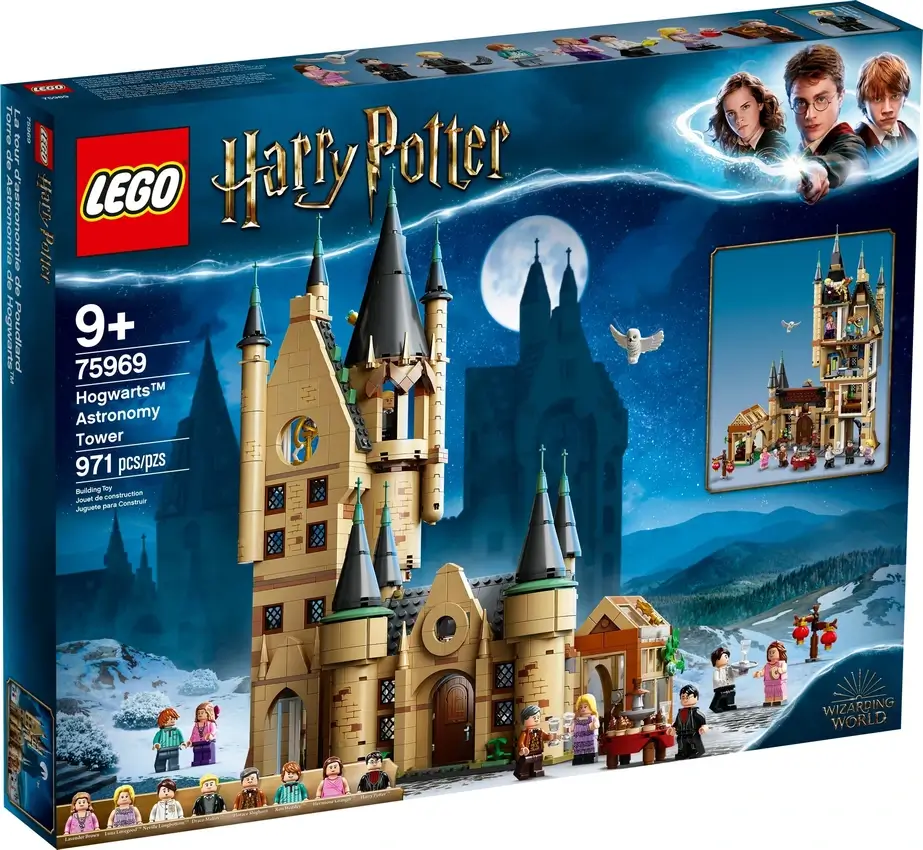 Pudełko zestawu 75969 z serii LEGO® Harry Potter™ – wieża astronomiczna w zamku Hogwart™