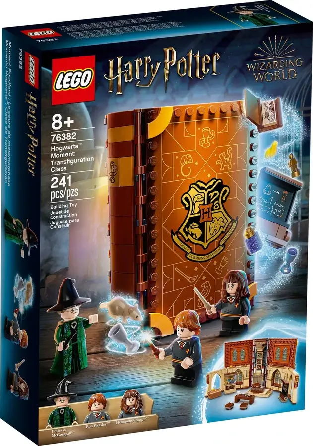 Pudełko zestawu 76382 z serii LEGO® Harry Potter™ – Zajęcia z transmutacji