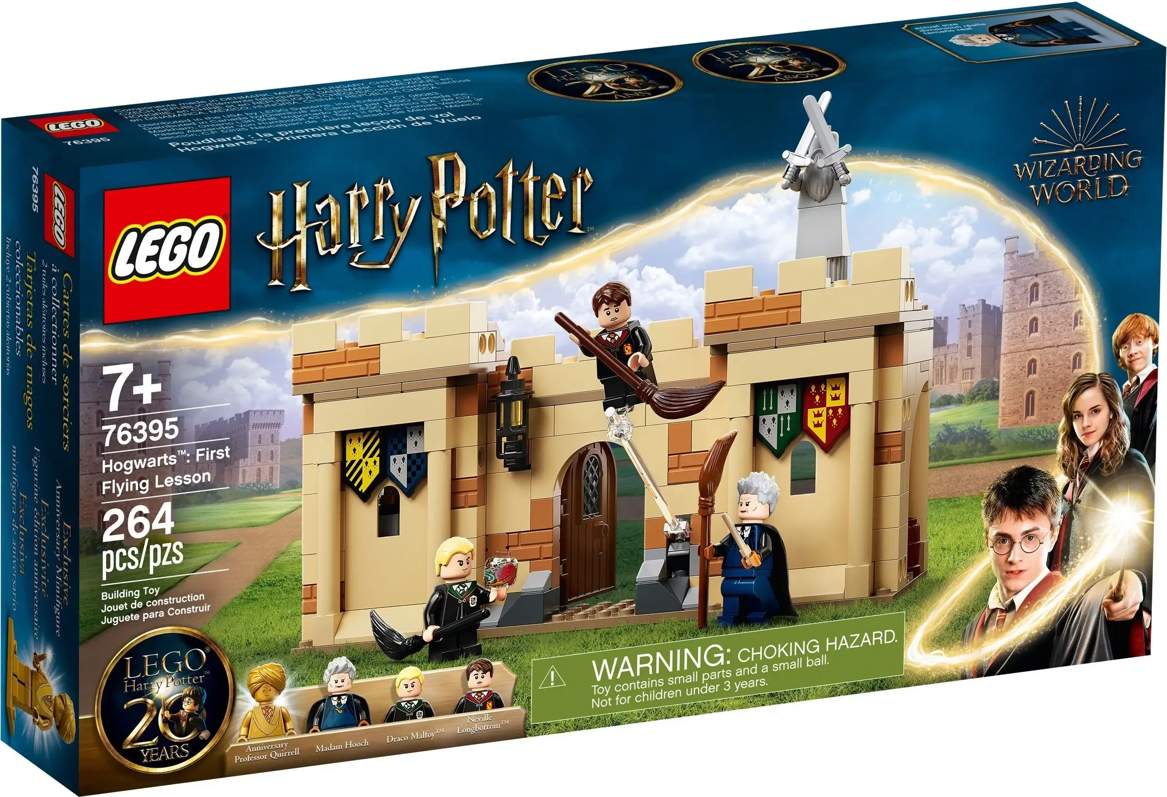 Pudełko zestawu 76395 z serii LEGO® Harry Potter™ – Pierwsza lekcja latania