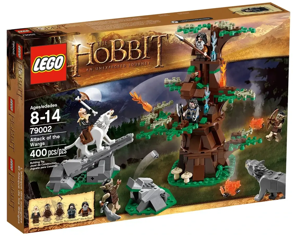 Pudełko zestawu 79002 z serii LEGO® Hobbit™ - drzewo z krasnoludami