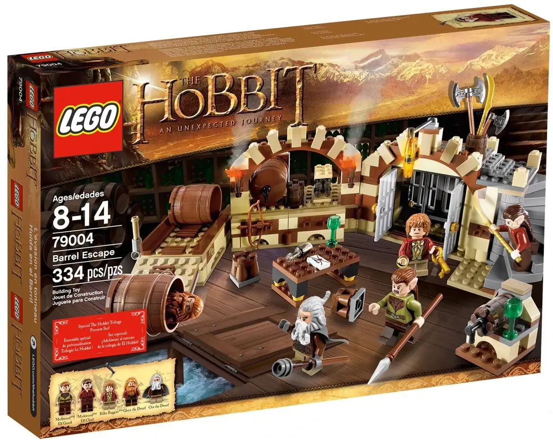 Pudełko zestawu 79004 z serii LEGO® Hobbit™ - piwnica na wino i lochy