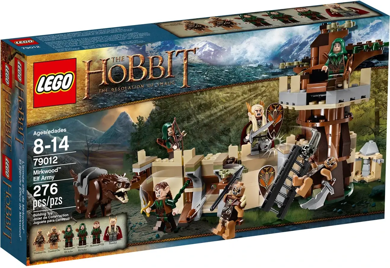 Pudełko zestawu 79012 z serii LEGO® Hobbit™ - walka elfów z orkami