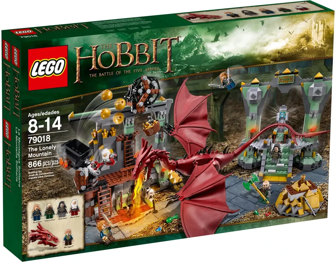 Pudełko zestawu 79018 z serii LEGO® Hobbit™ - smok Smaug™