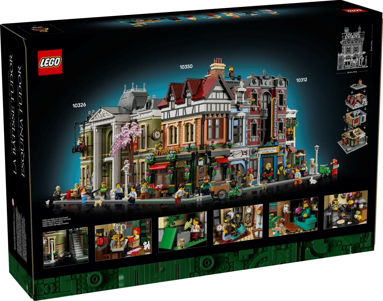 Tył pudełka kompletu klocków LEGO® 10350