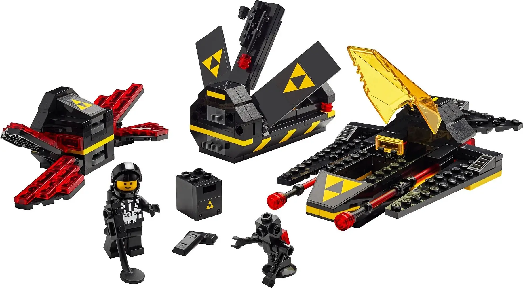 Czarny krążownik Blacktron  z serii LEGO® Icons™