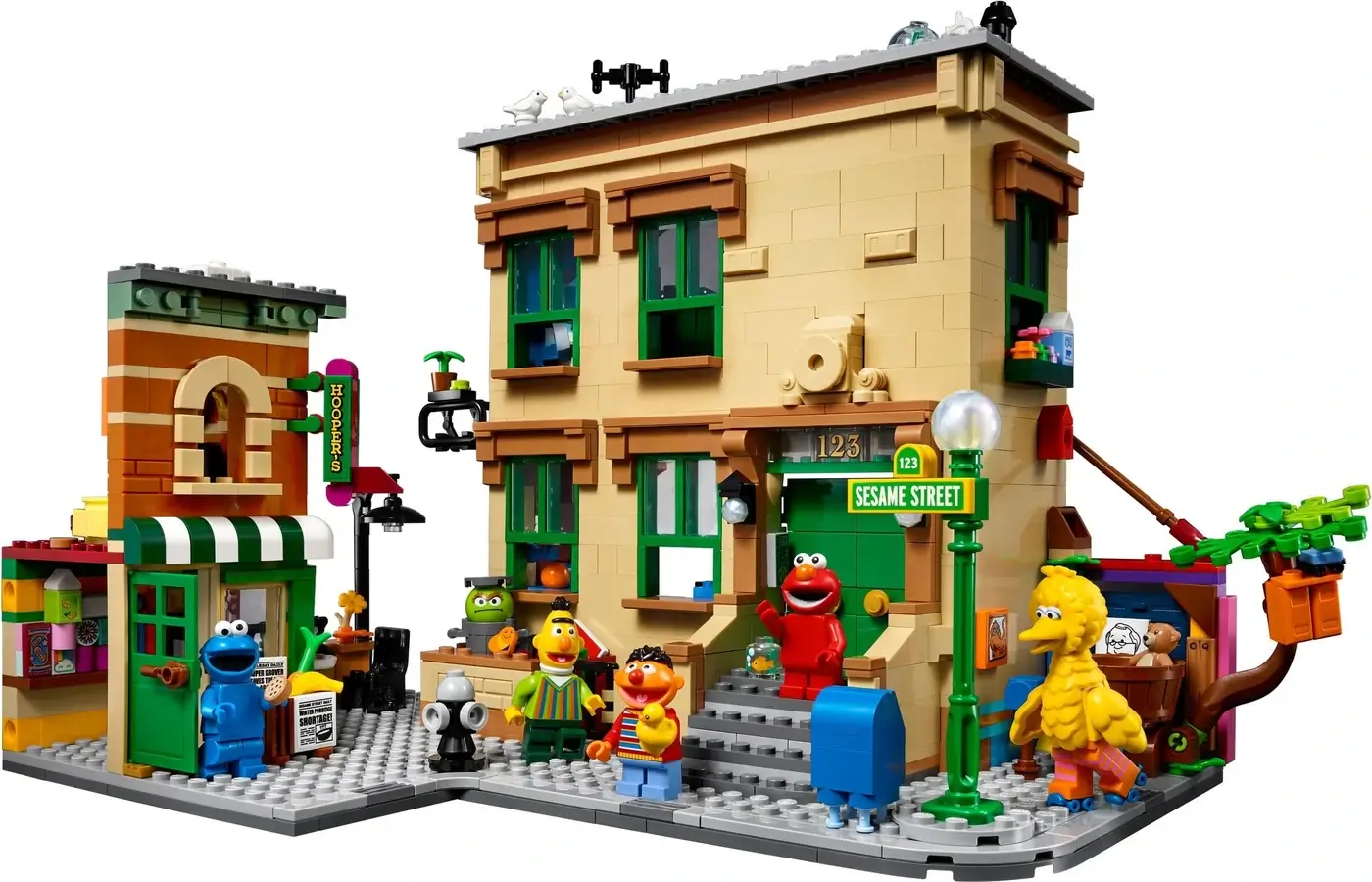 Róg ulicy sezamkowej z serii LEGO® Ideas