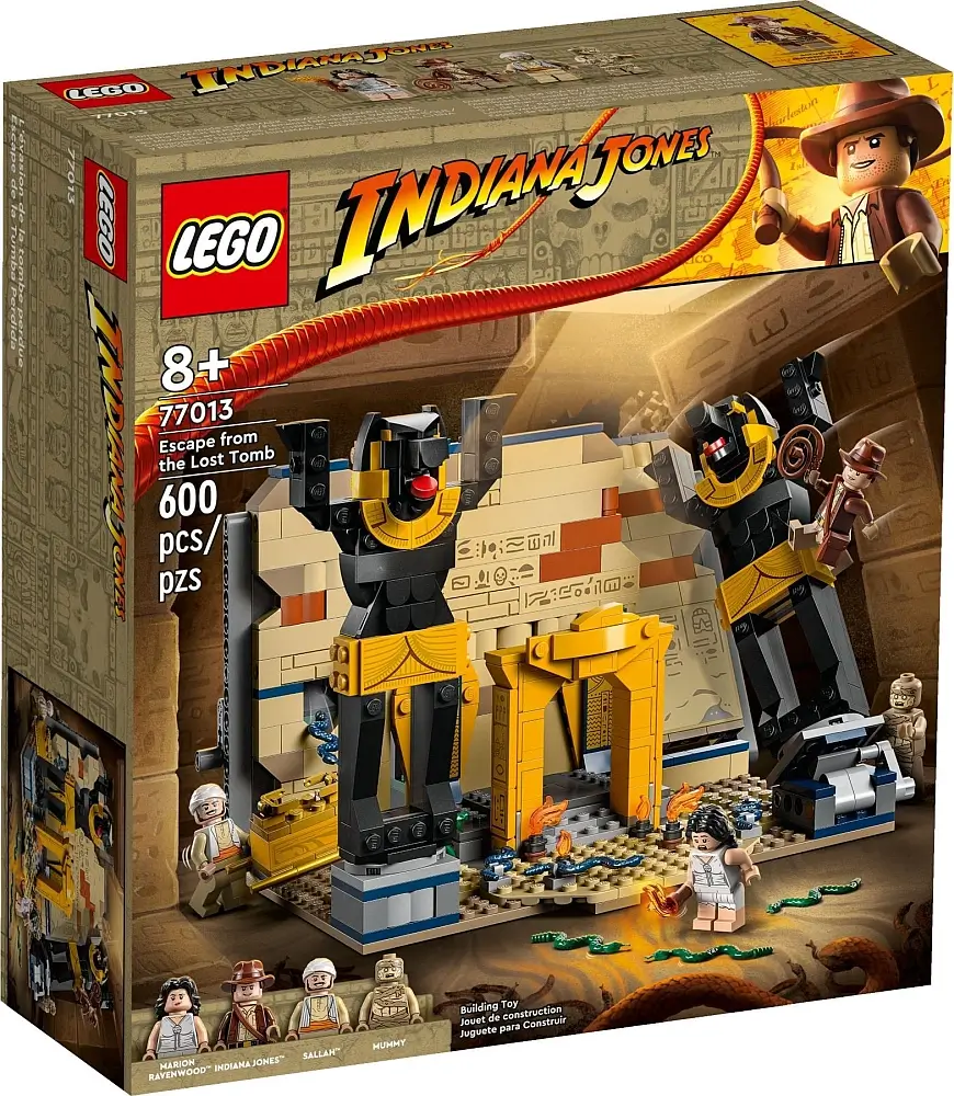 Pudełko zestawu 77013 z serii Indiana Jones™ – Ucieczka z Grobowca