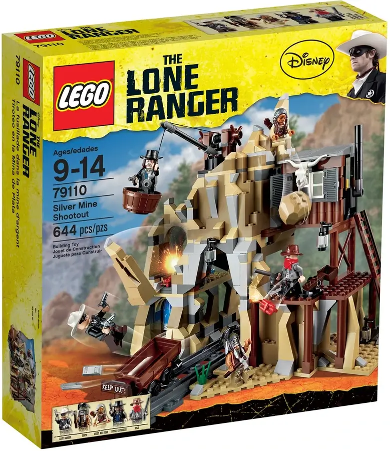 Pudełko zestawu 79110 z serii LEGO® Jeździec Znikąd™ – strzelanina w kopalni