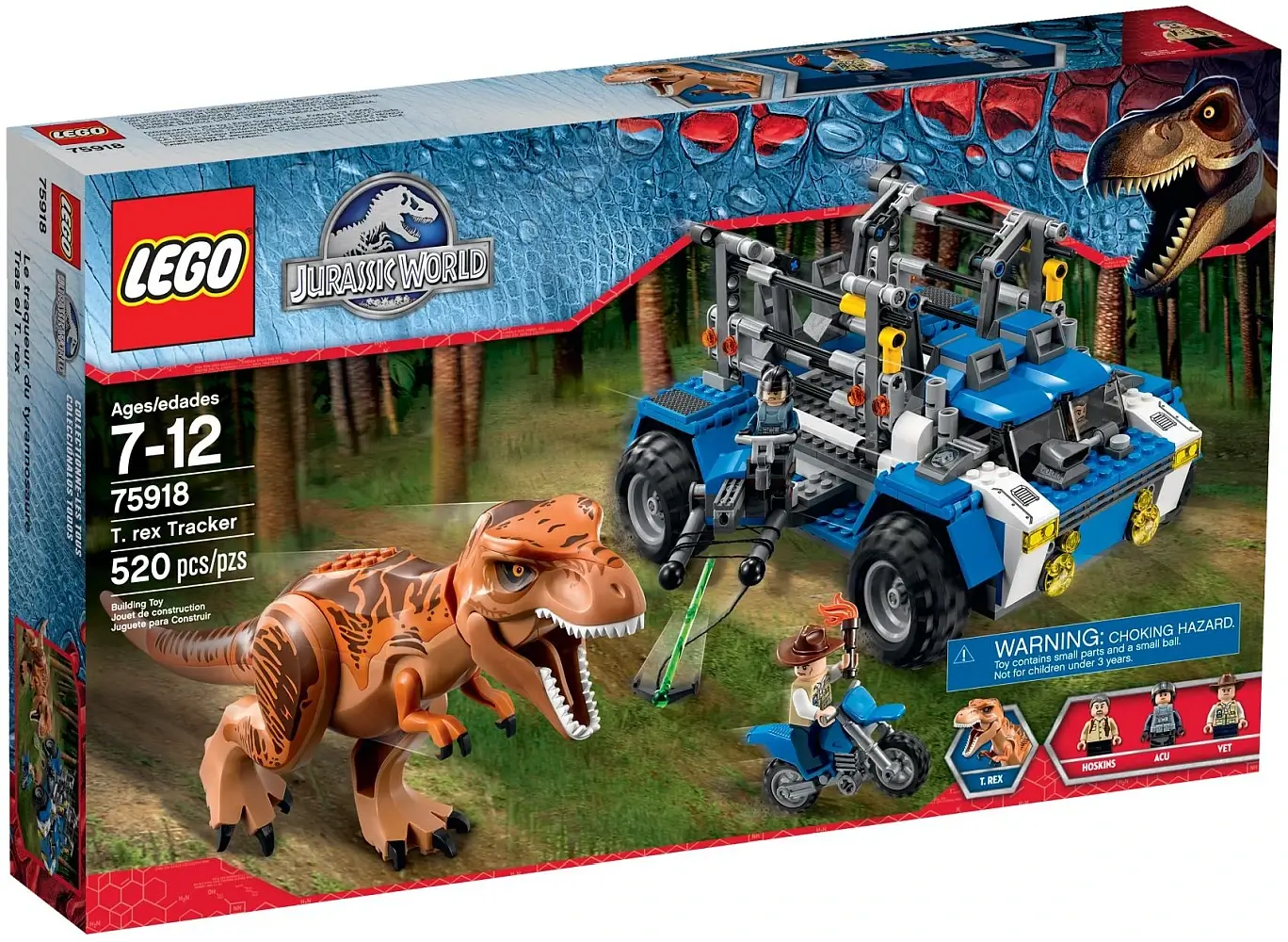 Pudełko zestawu 75918 z serii LEGO® Jurassic World™ – Tropiciel tyranozaura