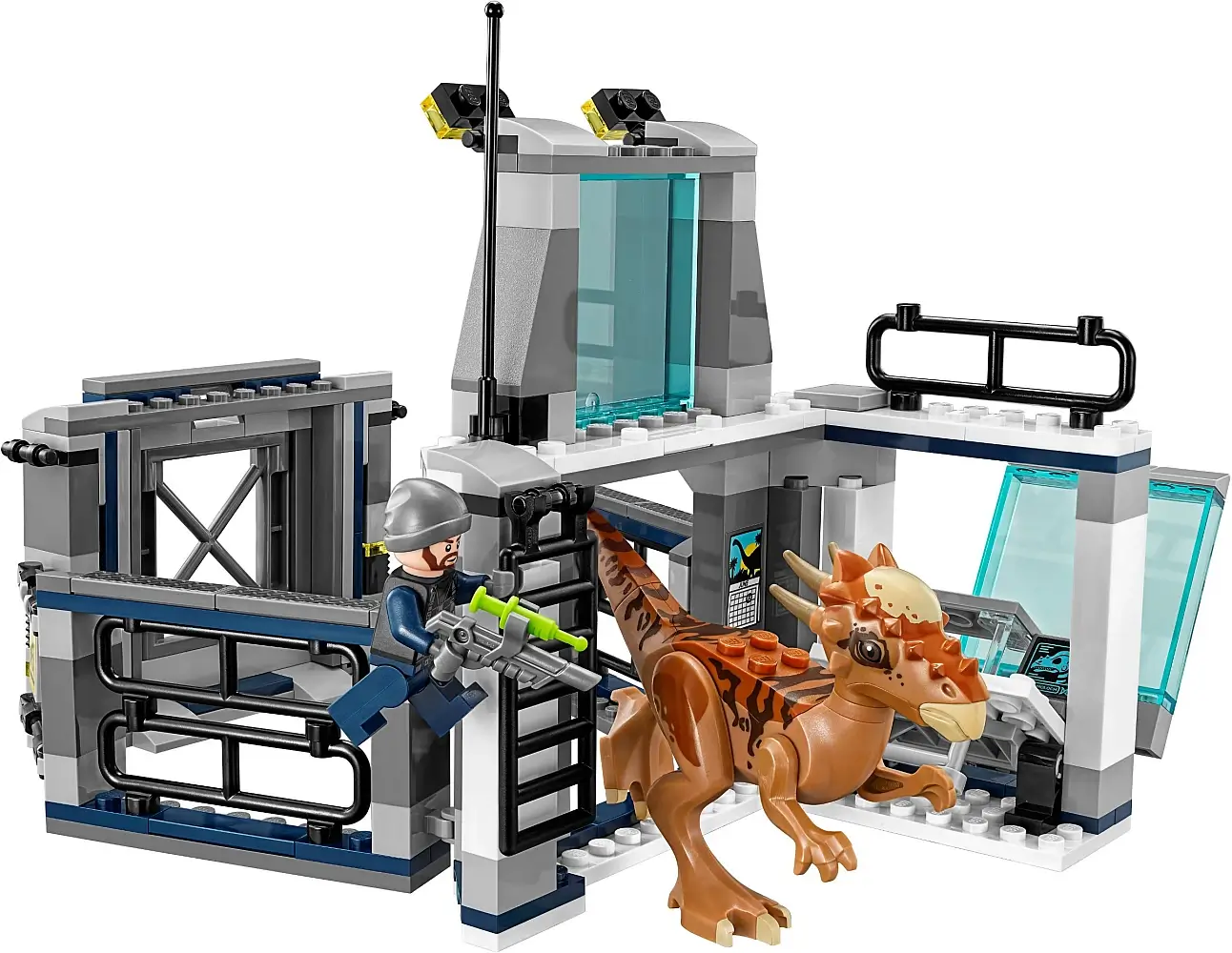 Stygimoloch uciekający z laboratorium z serii LEGO® Jurassic World™