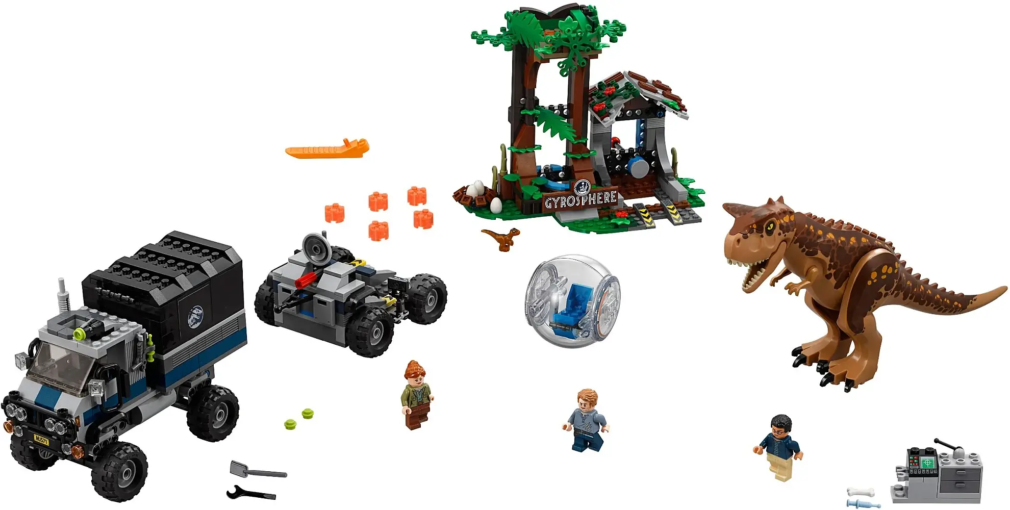 Ucieczka przed karnotaurem z serii LEGO® Jurassic World™