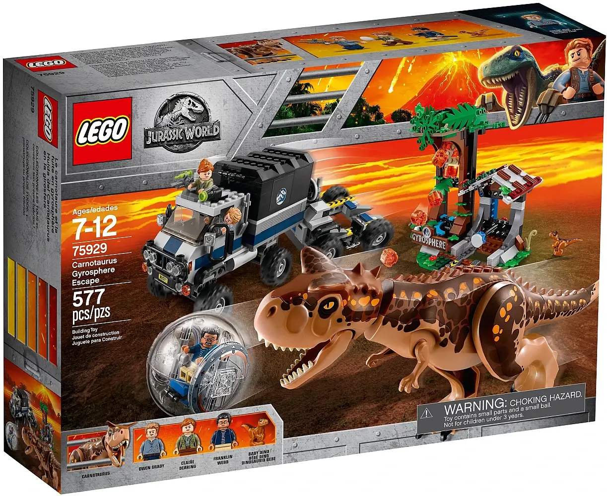 Pudełko zestawu 75929 z serii LEGO® Jurassic World™ – Ucieczka przed karnotaurem