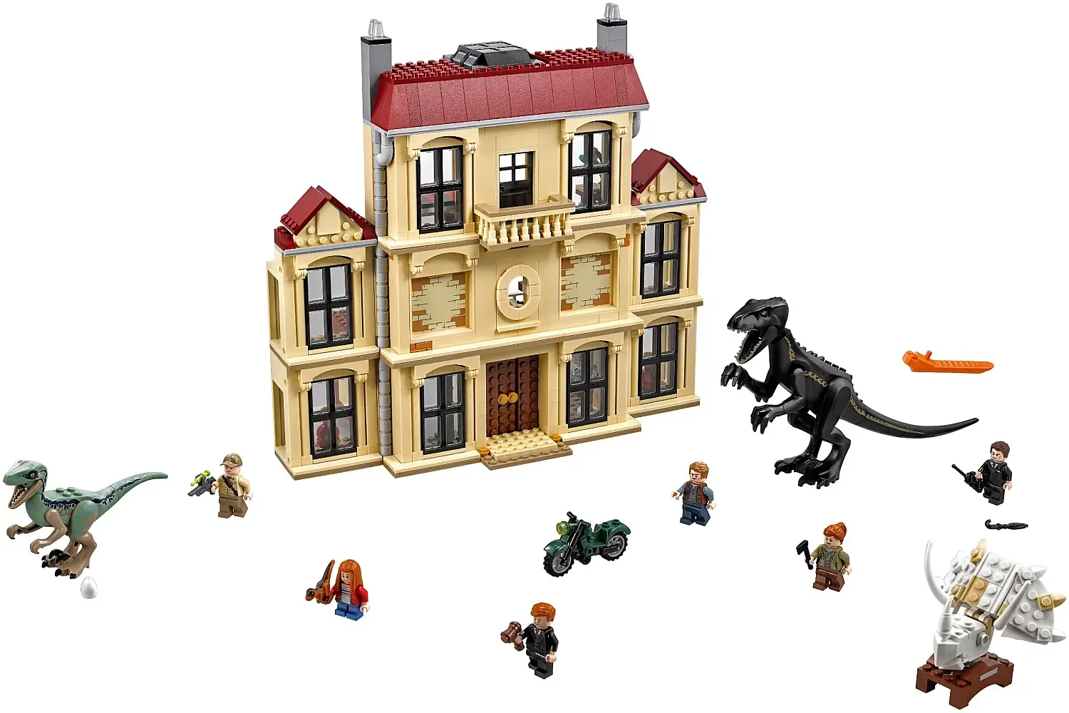 Atak Indoraptora na posiadłość - seria LEGO® Jurassic World™