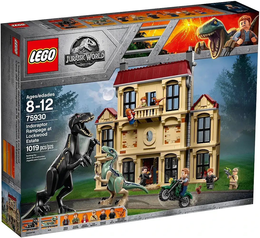 Pudełko zestawu 75930 z serii LEGO® Jurassic World™ – Atak indoraptora