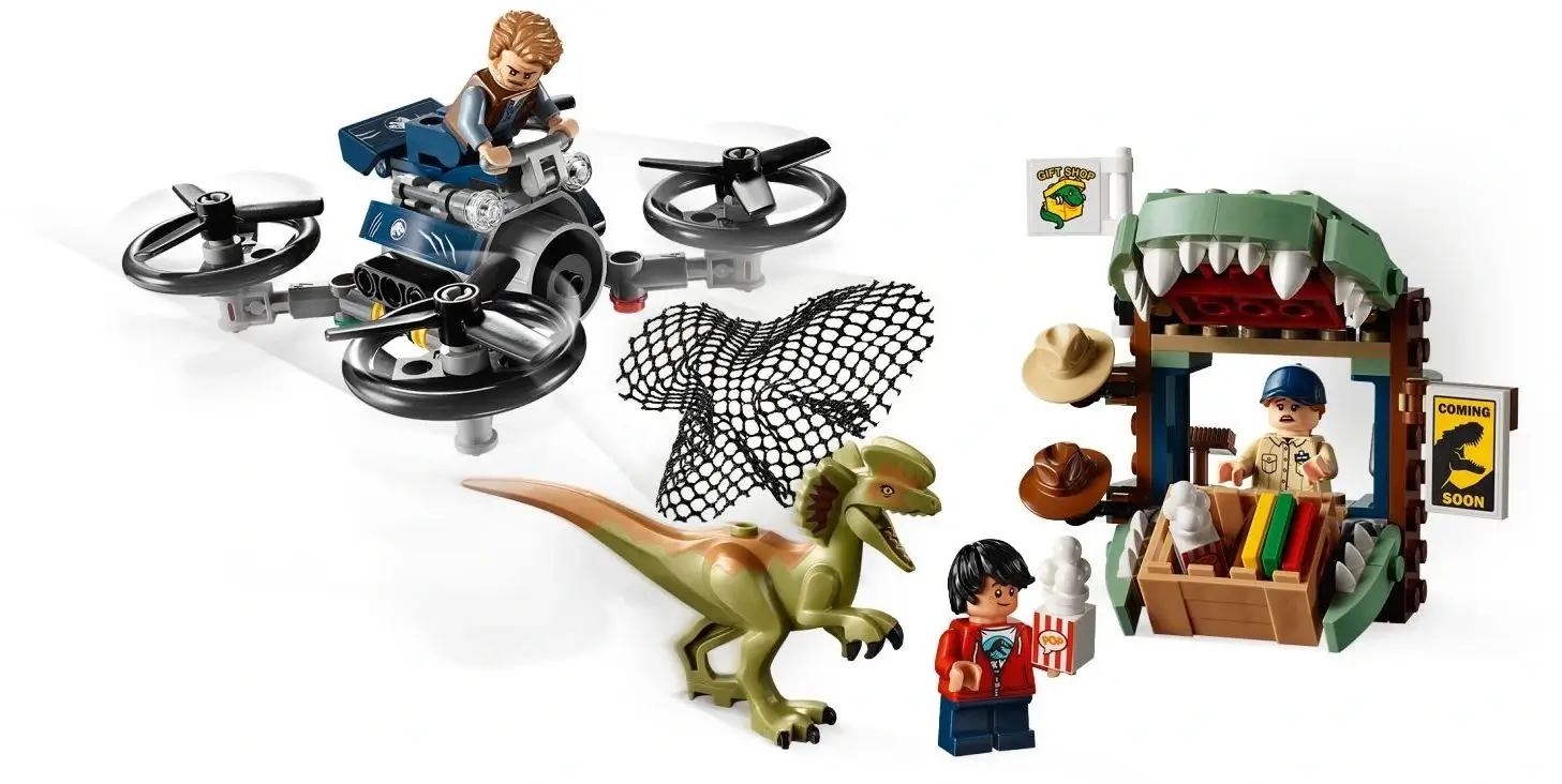 Dinozaur dilofozaur z serii LEGO® Jurassic World™