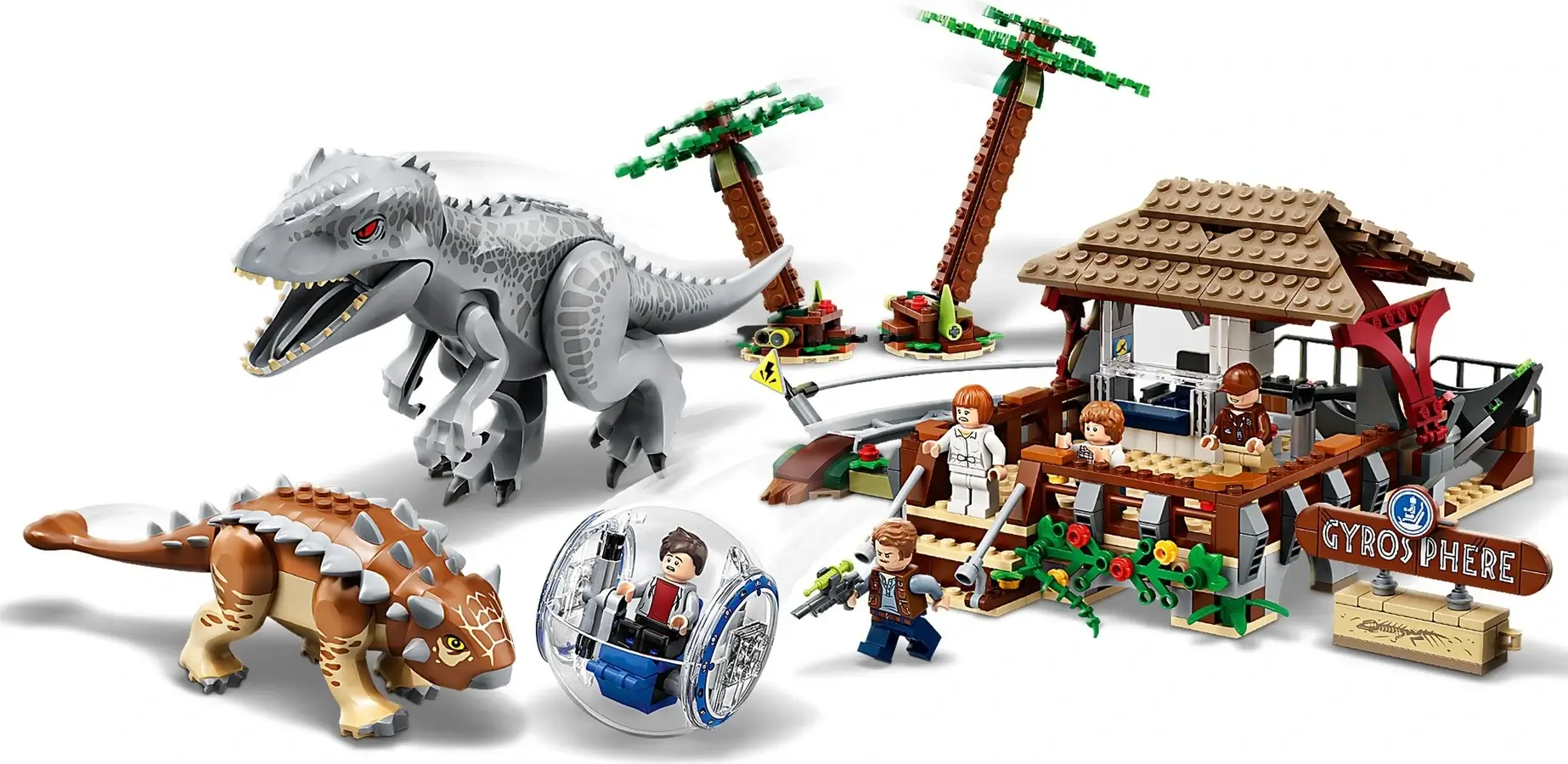 Atak indominus rexa z serii LEGO® Jurassic World™