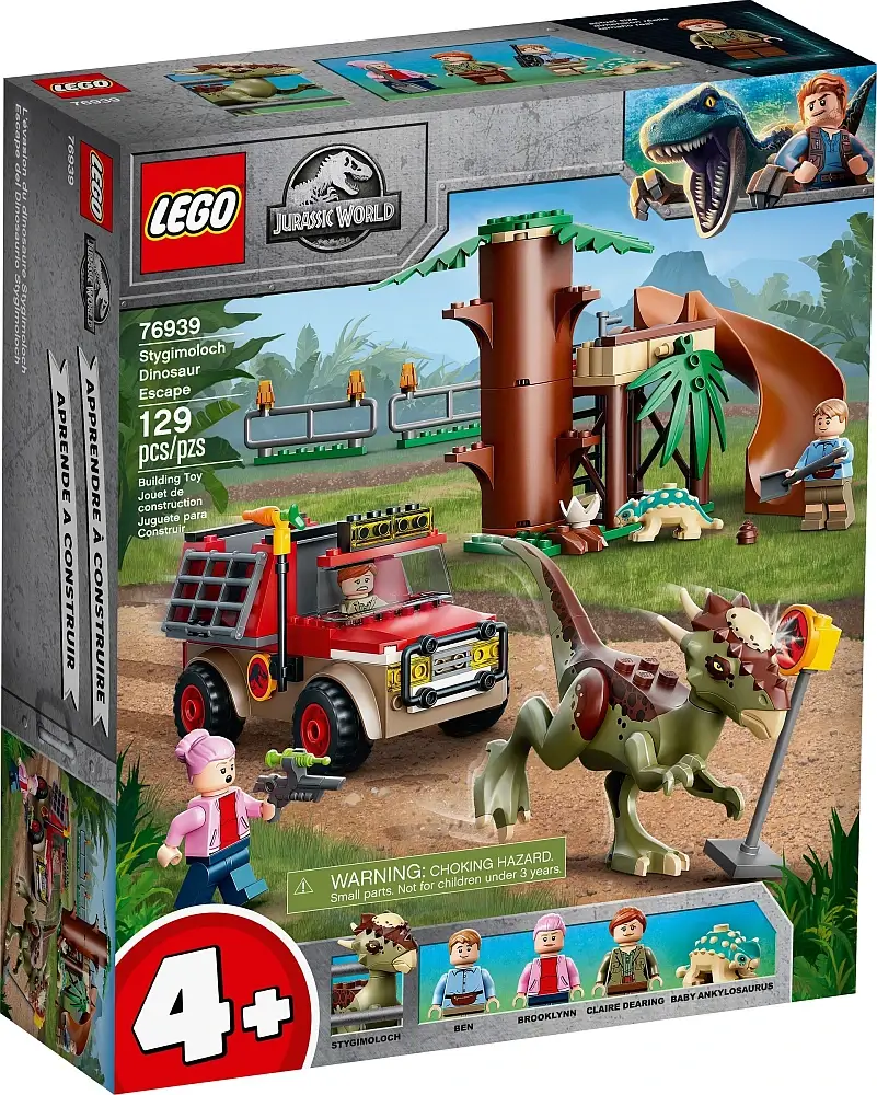 Pudełko zestawu 76939 z serii LEGO® Jurassic World™ – Ucieczka stygimolocha