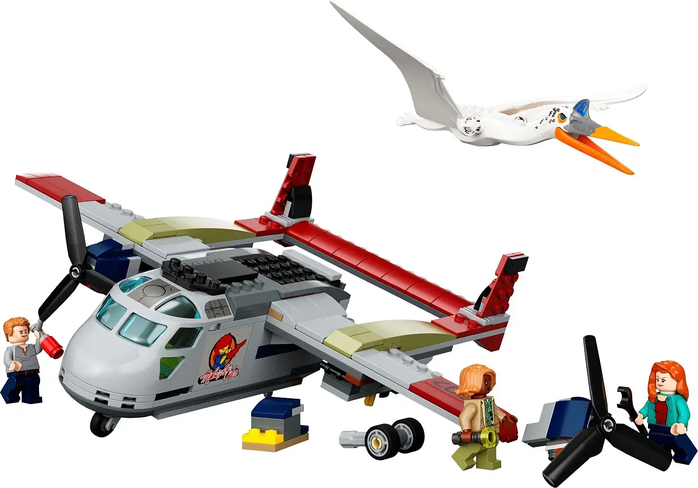Zasadzka na latającego Kecalkoatla z serii LEGO® Jurassic World™