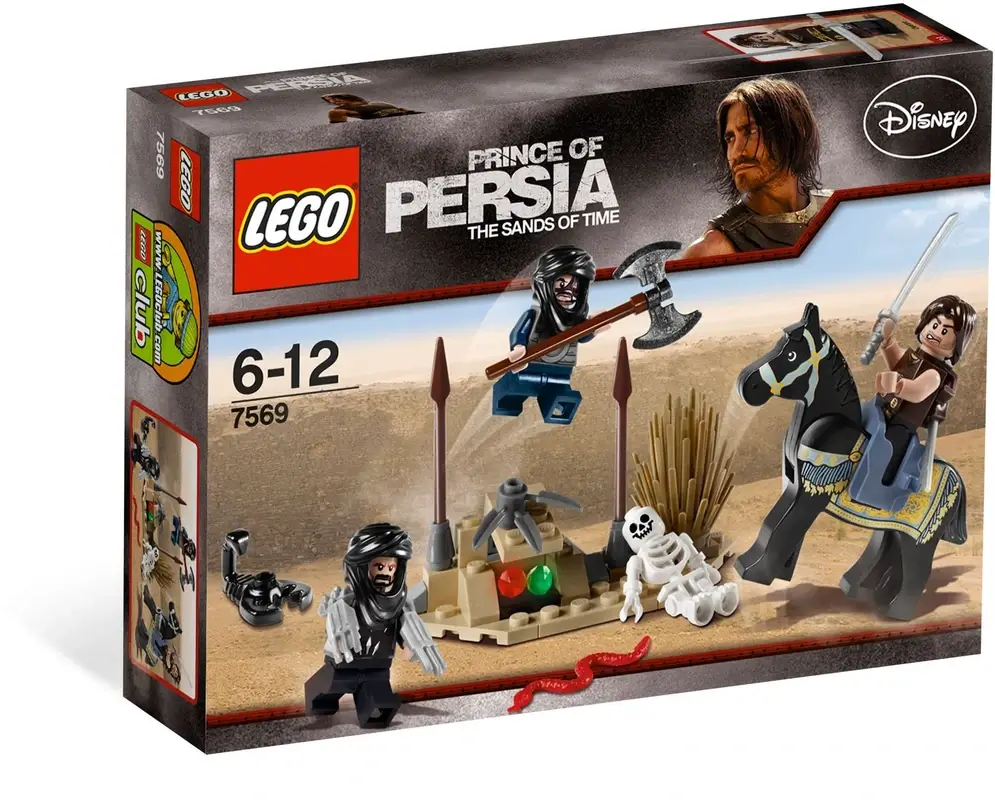 Pudełko zestawu 7569 z serii Książę Persji – Atak na pustyni