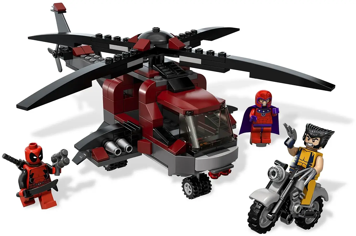 Wolverine™ i pojedynek z helikopterem z serii LEGO® Marvel™