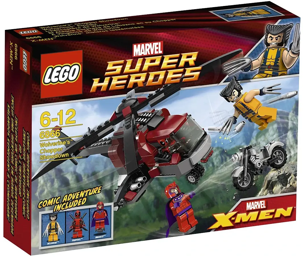 Pudełko zestawu 6866 z serii LEGO® Marvel™ – Wolverine™ i ostateczna rozgrywka
