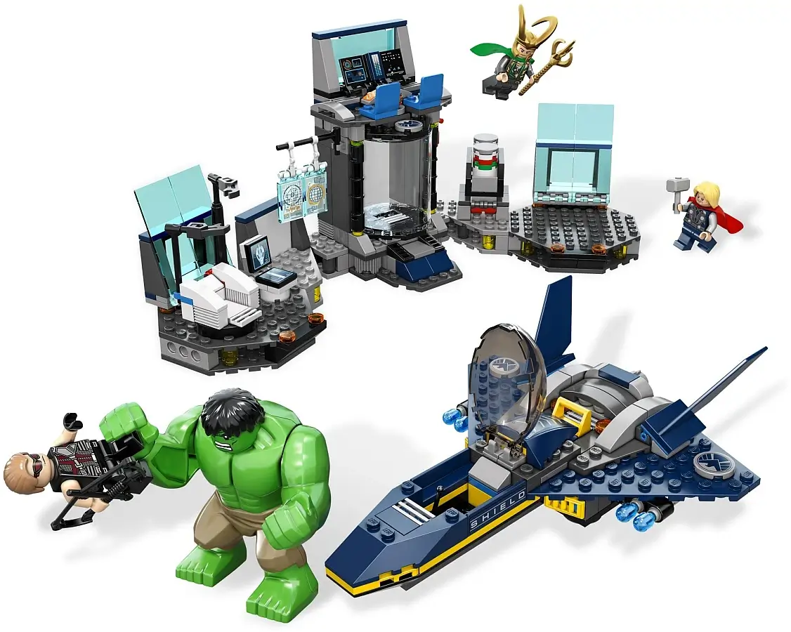 Hulk™ i ucieczka Lokiego z pokładu Helicarriera z serii LEGO® Marvel™