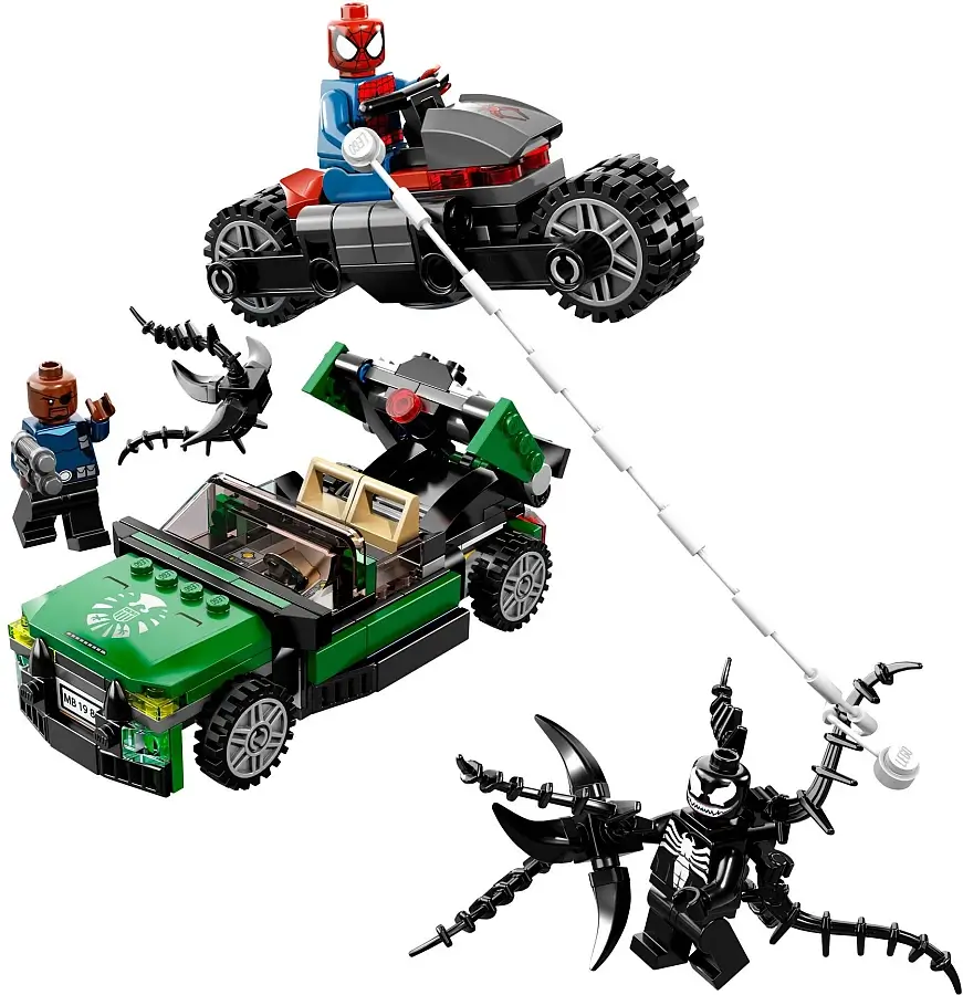 Pościg Spider-Mana™ za S.H.I.E.L.D. z serii LEGO® Marvel™