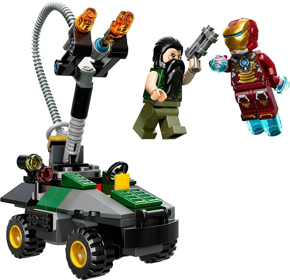 Pojedynek pomiędzy Iron Manem™ a Mandarynem™ z serii LEGO® Marvel™