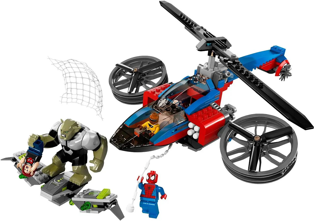 Helikopter Spider-Mana z serii LEGO® Marvel™