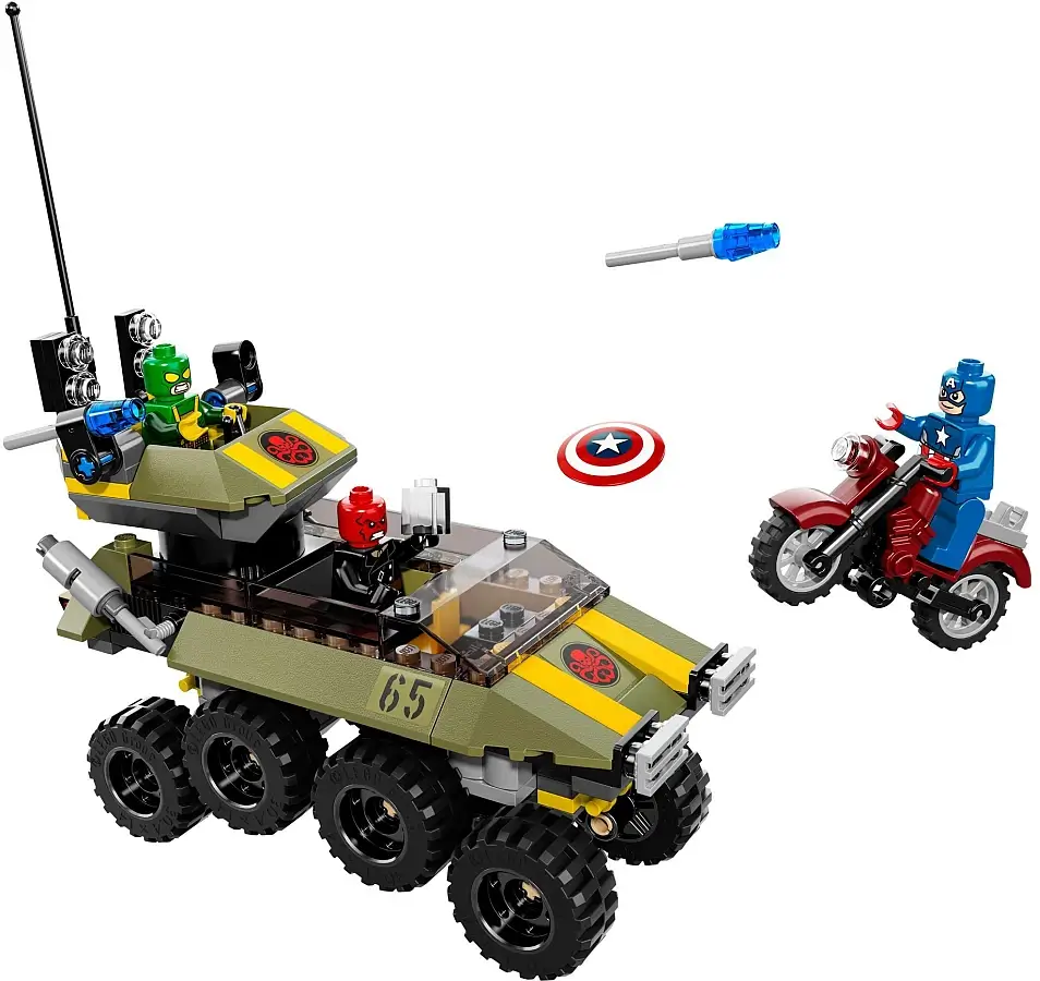 Kapitan Ameryka walczący z Hydrą z serii LEGO® Marvel™