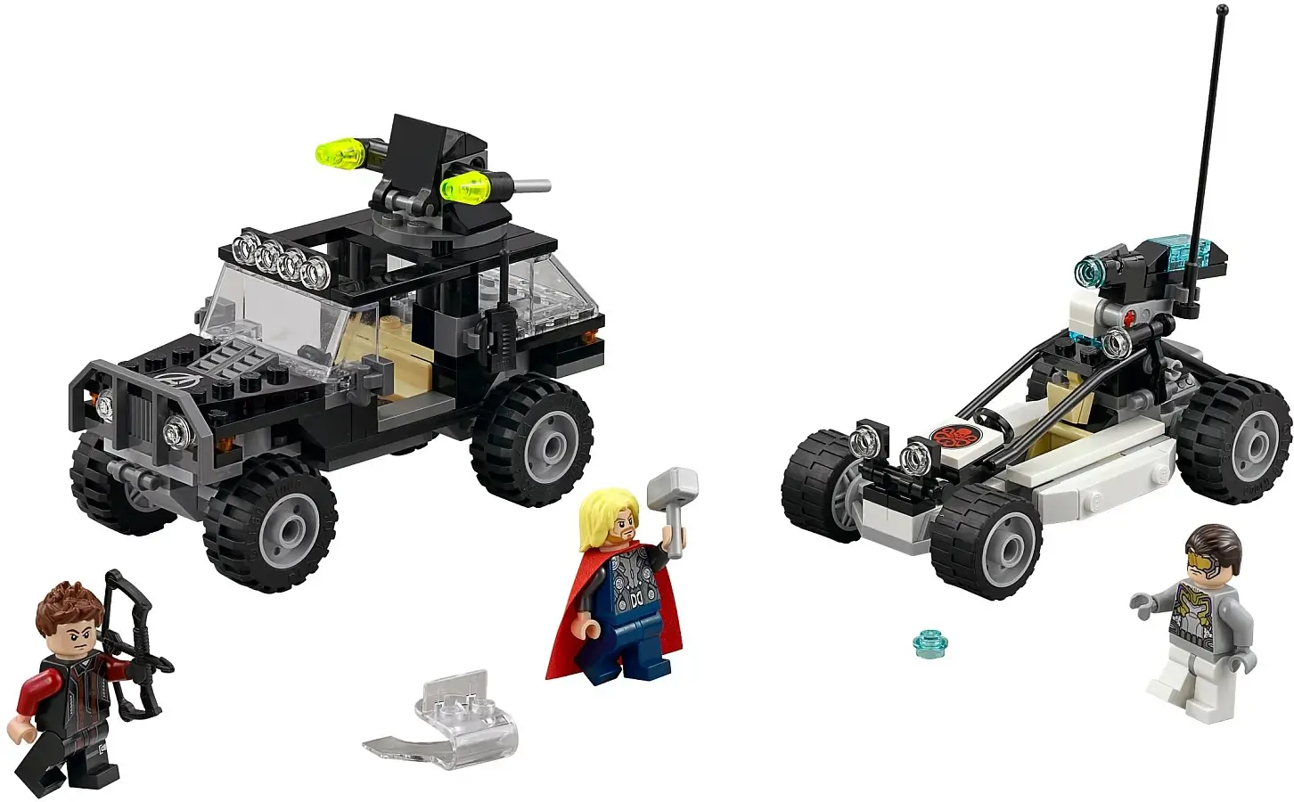 Avengersi ścigający pojazd Hydra z serii LEGO® Marvel™