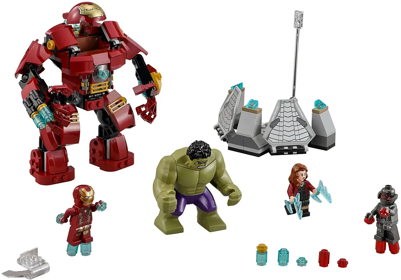 Atak mecha Hulka Bustera na więzienie z serii LEGO® Marvel™