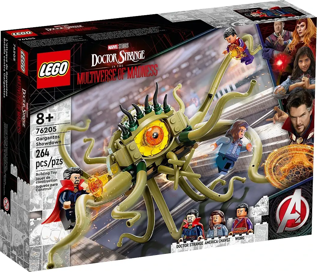 Pudełko zestawu 76205 z serii LEGO® Marvel™ – Starcie z Gargantosem