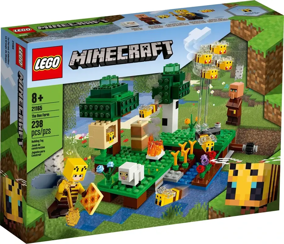 Pudełko zestawu 21165 z serii Minecraft™ – Pasieka