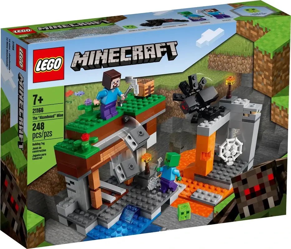 Pudełko zestawu 21166 z serii Minecraft™ – opuszczona kopalnia