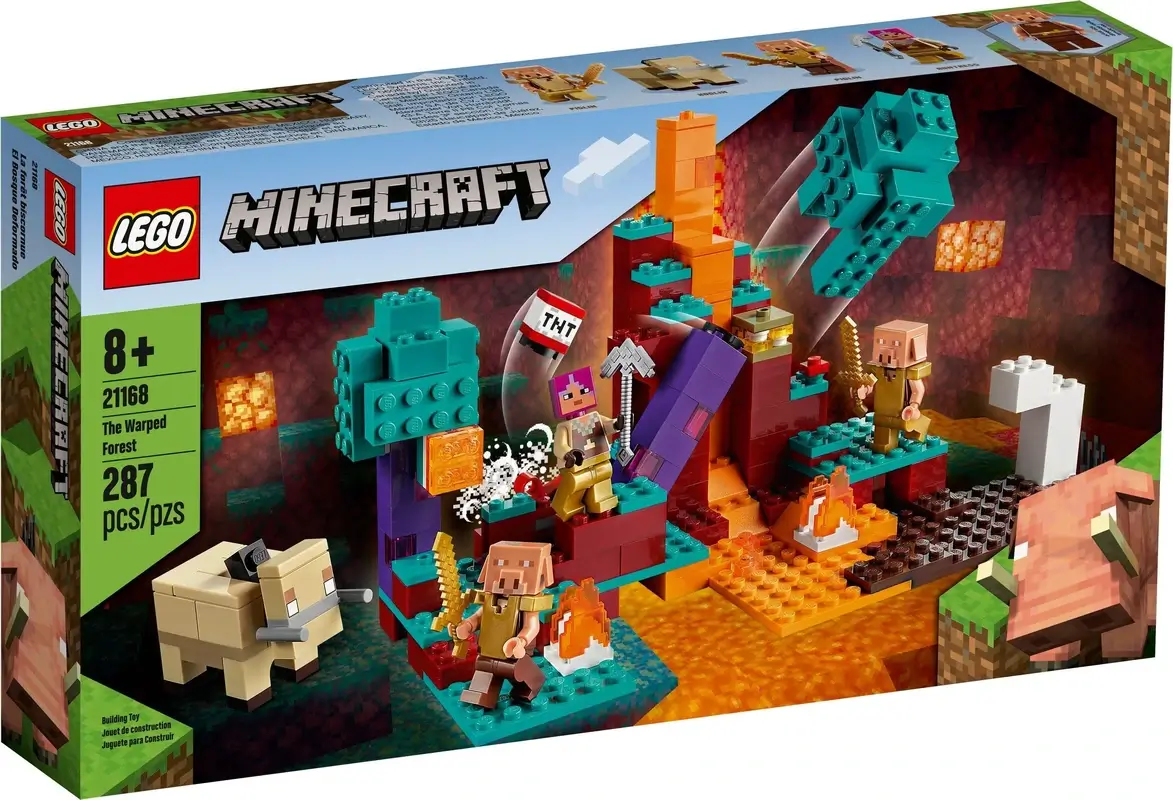 Pudełko zestawu 21168 z serii Minecraft™ – niebezpieczny las