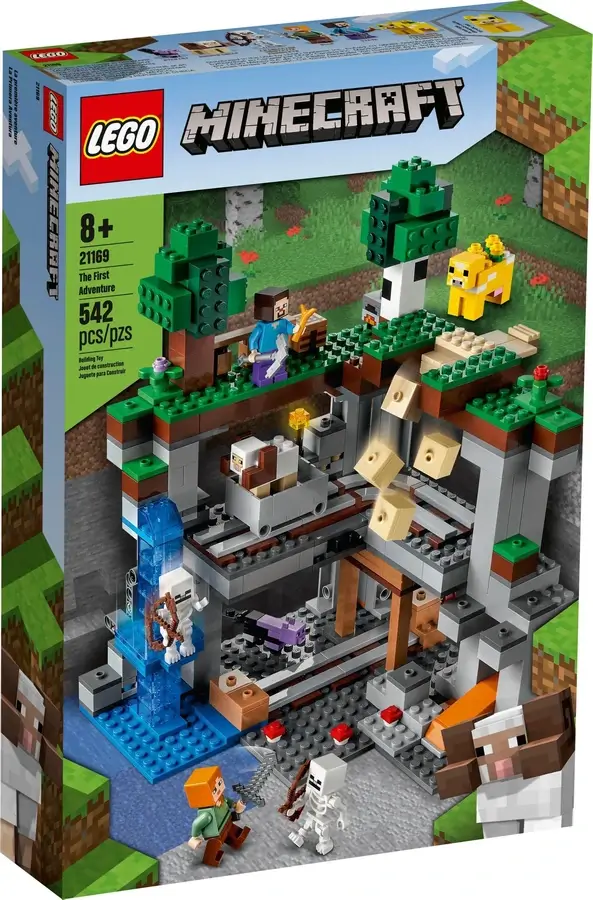 Pudełko zestawu 21169 z serii Minecraft™ – pierwsza przygoda