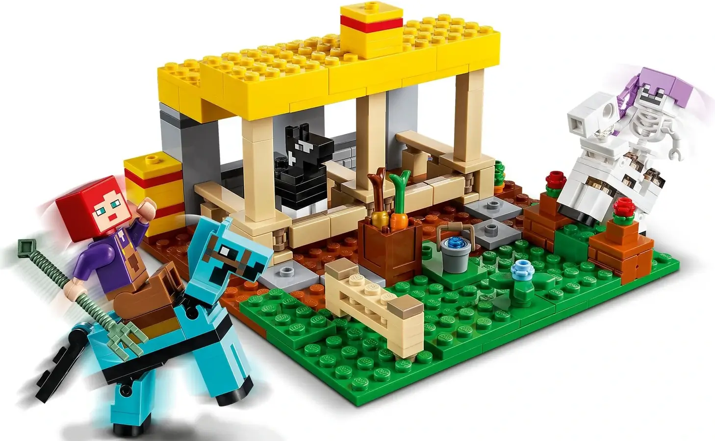 Stajnia z koniami z serii LEGO® Minecraft™