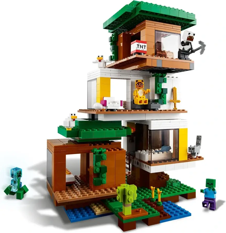 Nowoczesny domek na drzewie z serii LEGO® Minecraft™