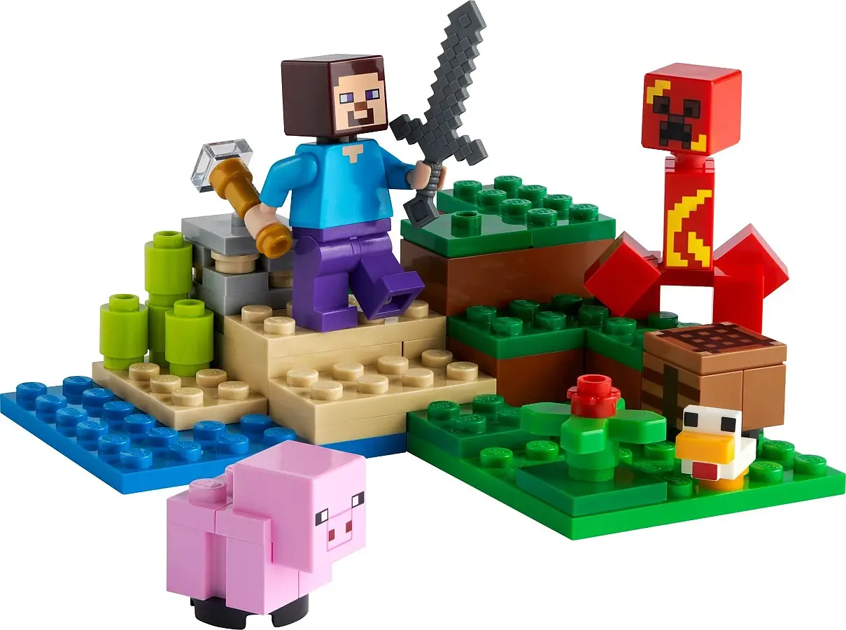 Zasadzka Creepera™ z serii LEGO® Minecraft