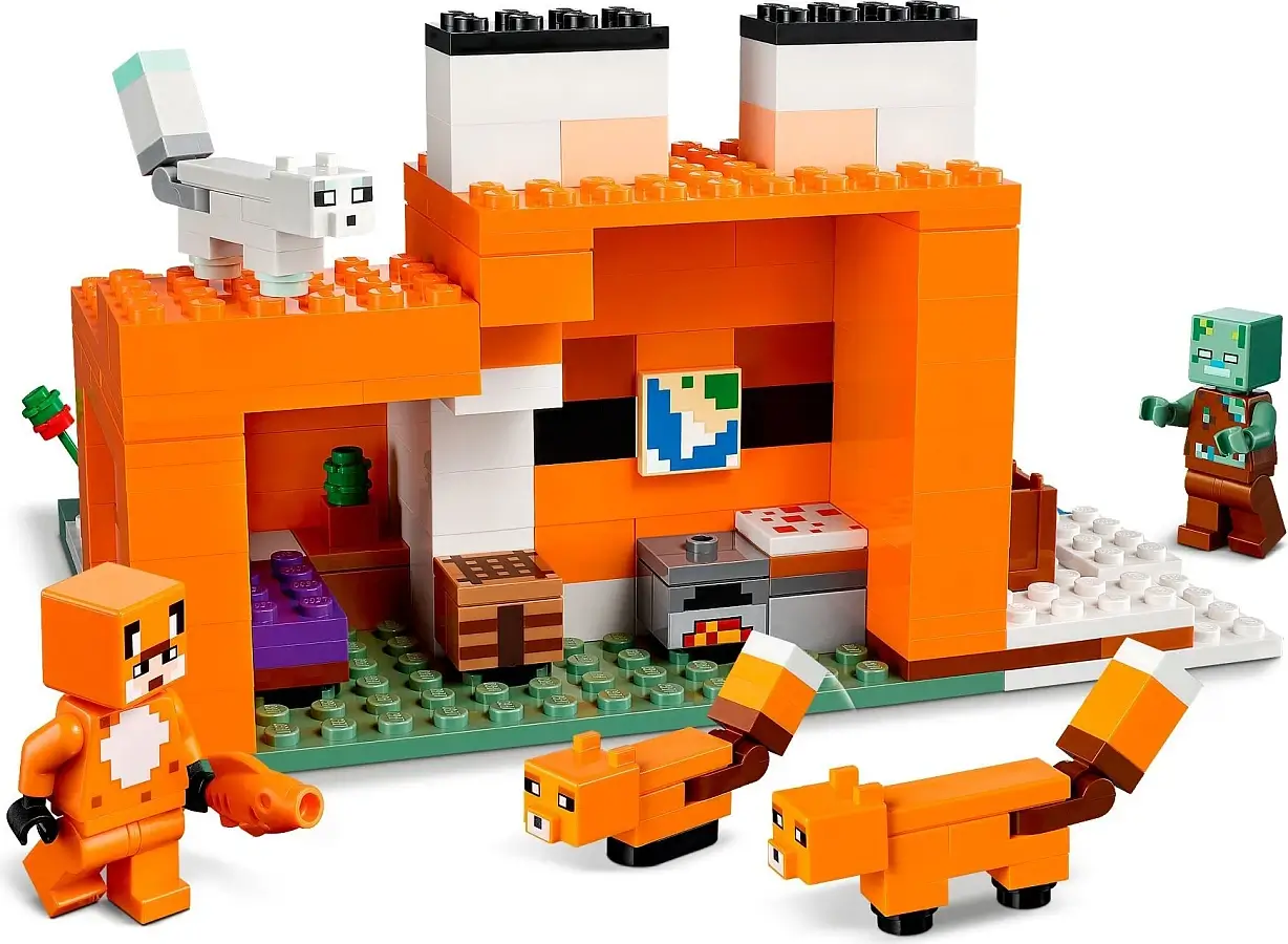 Dom-siedlisko lisów z serii LEGO® Minecraft