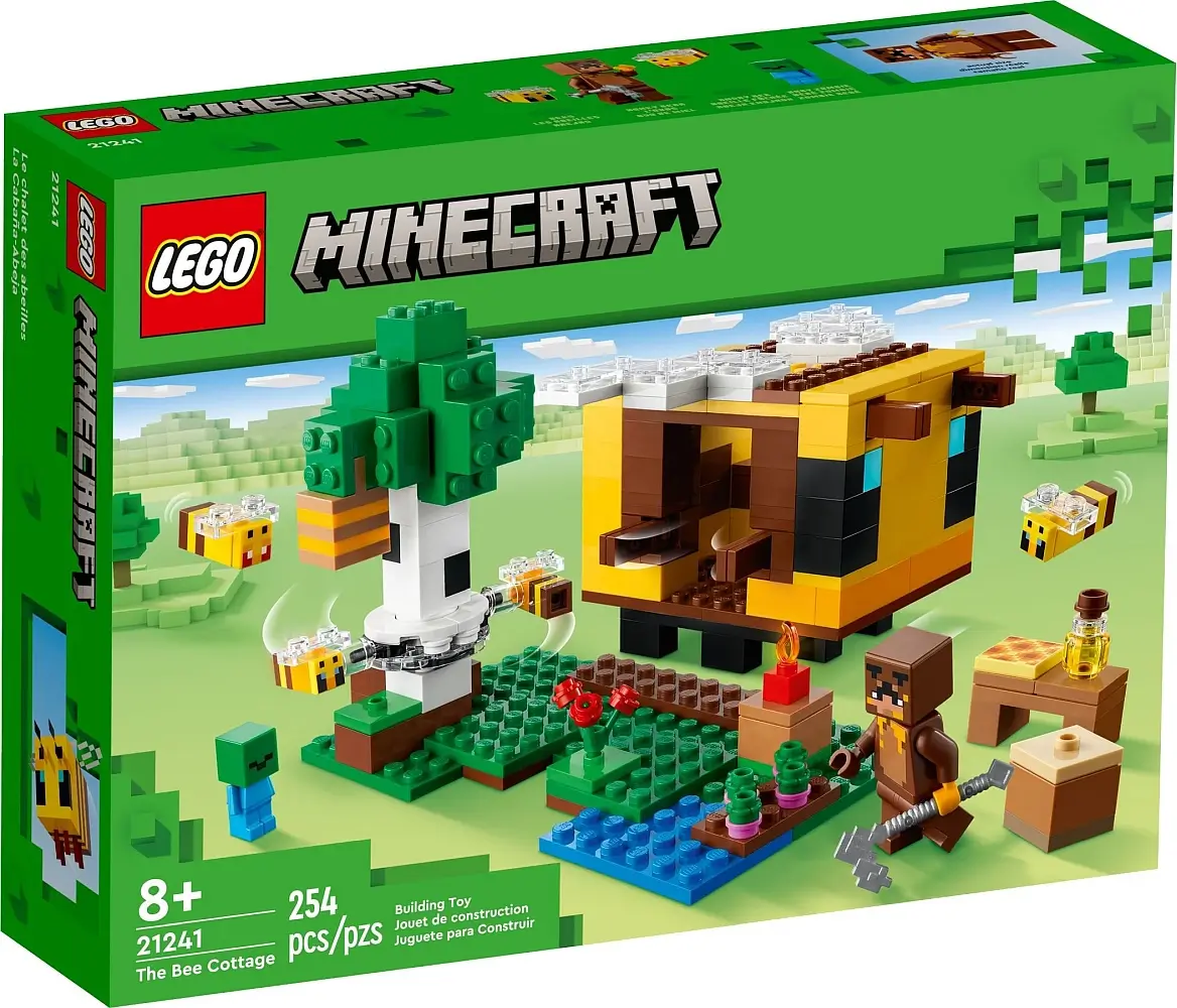 Pudełko zestawu 21241 z serii Minecraft™ – Pszczeli ul