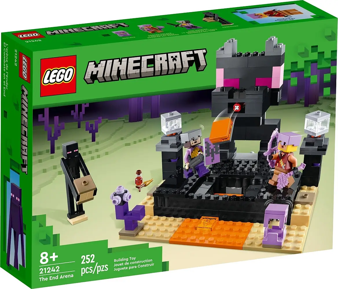 Pudełko zestawu 21242 z serii Minecraft™ – Arena Endu