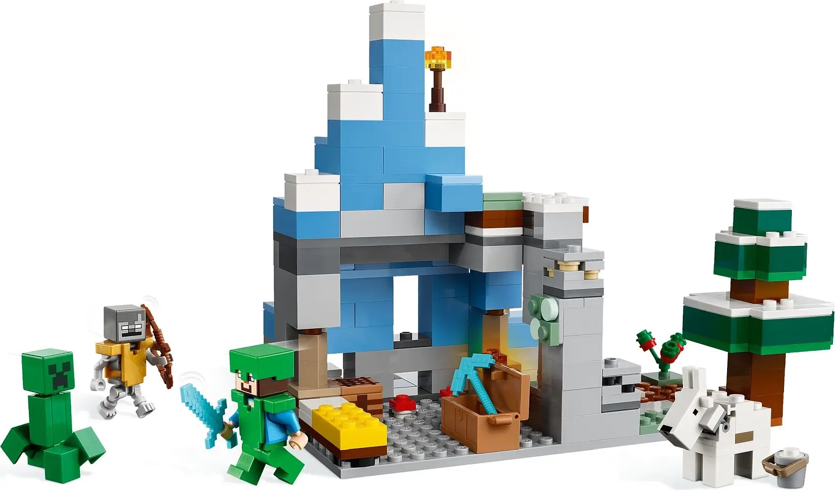 Ośnieżone szczyty z serii LEGO® Minecraft™